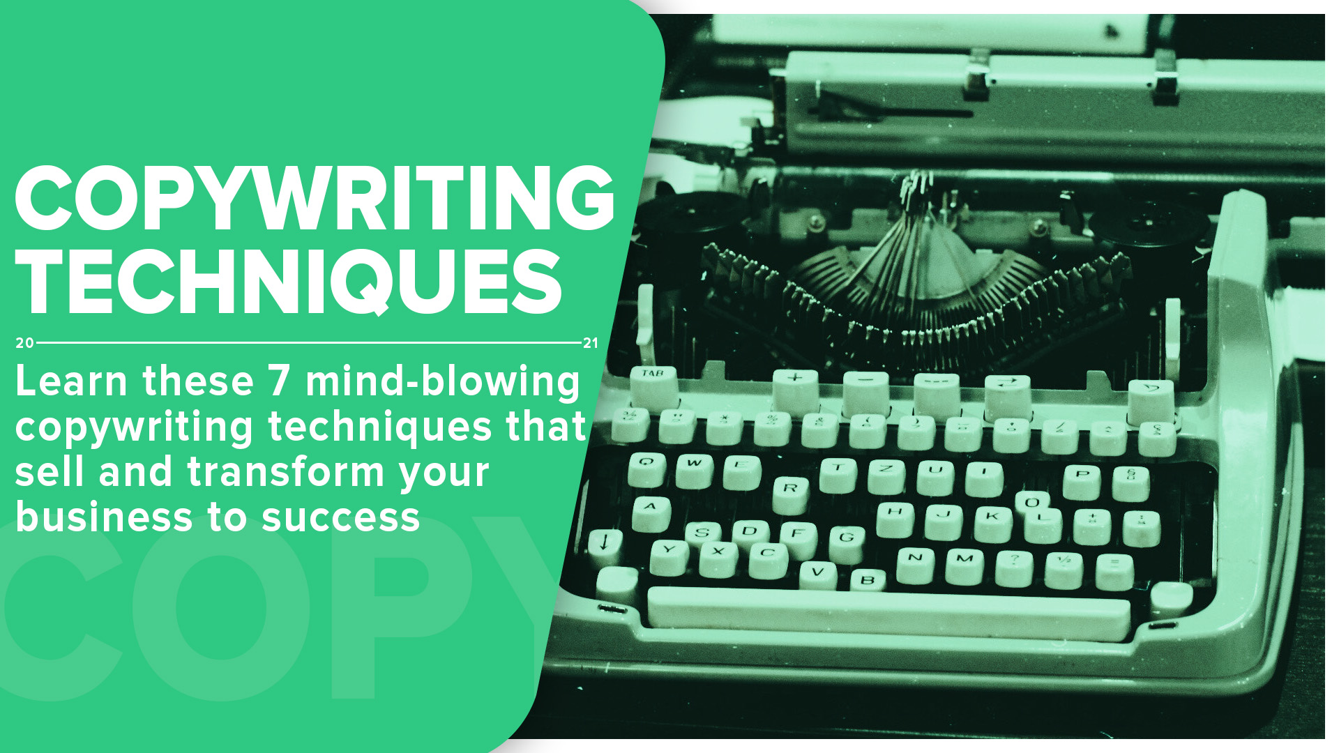 copywriting techniques cover image