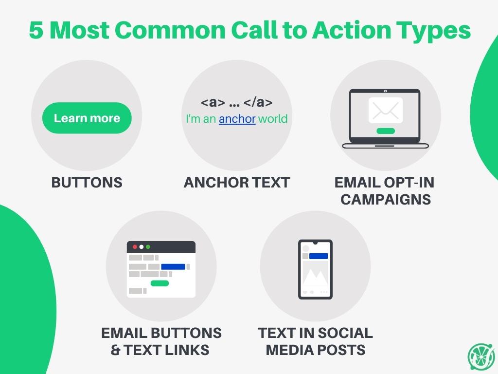 5 common CTA types