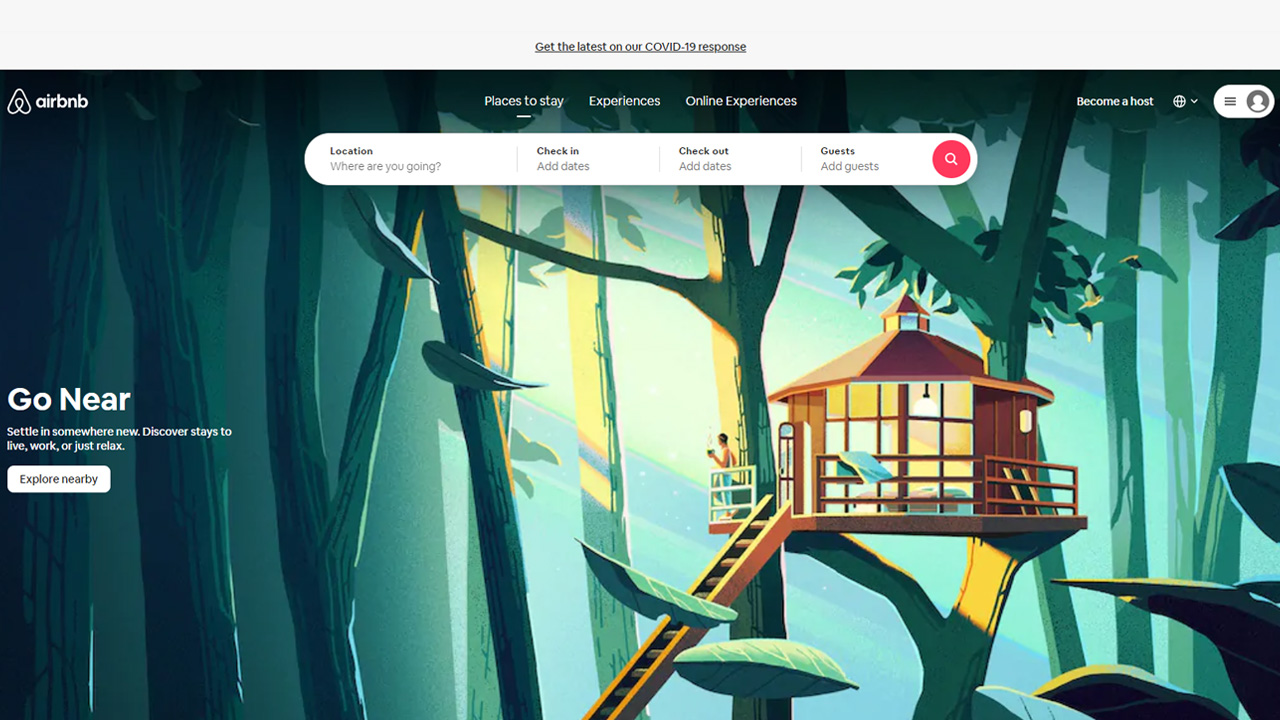 Airbnb CTA example